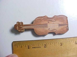 1940 Miniature Fiddle Shaped Song Book Bardstown Kentucky Bond Whiskey 14 Pages