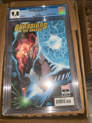 Guardians Of The Galaxy 2 Cgc 9.  8 Scalera Ghost Rider Variant