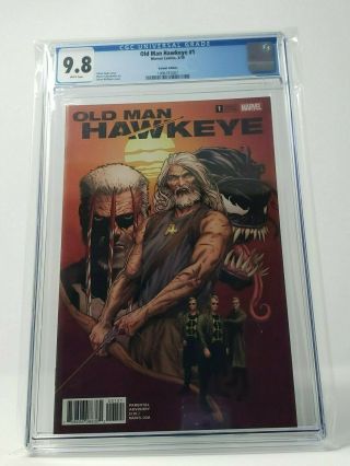 Old Man Hawkeye 1 Mcniven Color 1:50 Variant Cgc 9.  8 Comic