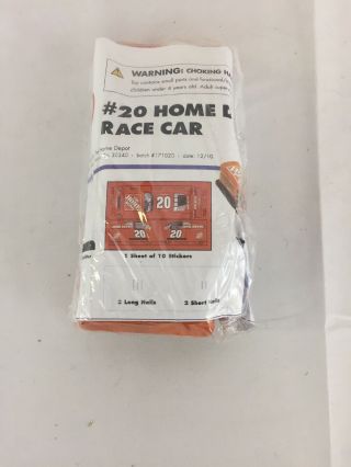 Home Depot Kids Workshop 20 Tony Stewart Race Car Building Kit W/stickers