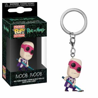 Rick And Morty: Noob - Noob Pocket Pop Key Chain By Funko