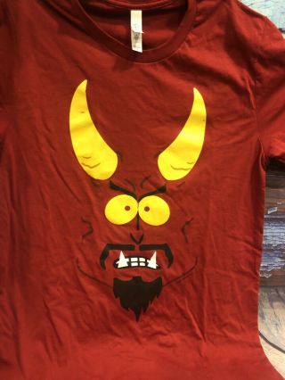 Sdcc 2019 South Park Satan Shirt Large & The Coon Exclusive Trading Card