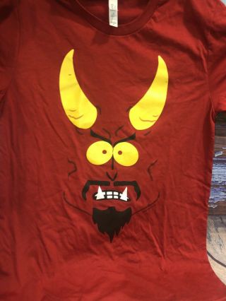 SDCC 2019 SOUTH PARK SATAN SHIRT LARGE & THE COON EXCLUSIVE TRADING CARD 2
