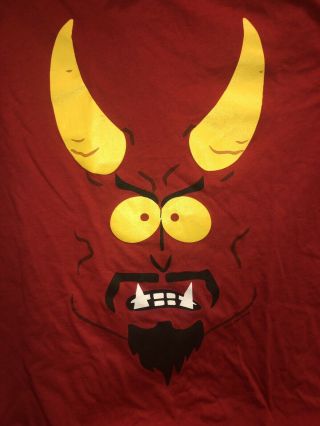 SDCC 2019 SOUTH PARK SATAN SHIRT LARGE & THE COON EXCLUSIVE TRADING CARD 3