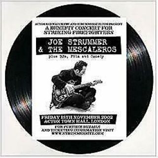 Joe Strummer & The Mescaleros " Live At Acton Town Hall " Lp