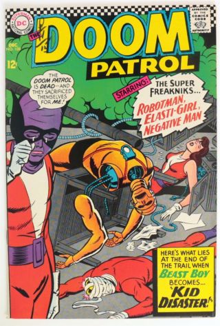 P901.  Doom Patrol 108 From Marvel 8.  0 Vf (1967) 12 Cent Cover,  Silver Age
