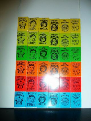 36 Book Complete Set Of Marvel Mini Books 1966 - Collectors Dream