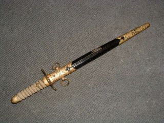 Ha05 Japanese Samurai Sword: Ww - Ii Ijn Imperial Navy Dirk Tanken