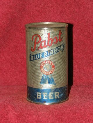 Pabst Blue Ribbon Beer Flat Top Beer Can Pabst Brewing Co Milwaukee Wisconsin