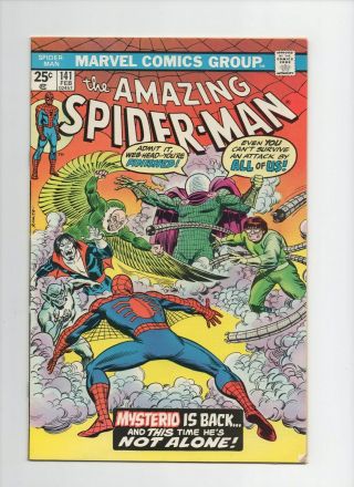 Spider - Man (1963 1st Series) 141.  1st Appearance Of The Second Mysterio