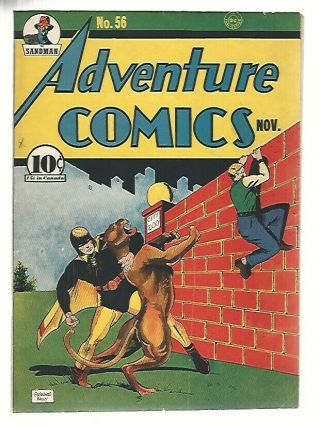 Dc Comic’s Adventure Comics 56 - 1940 The Sandman