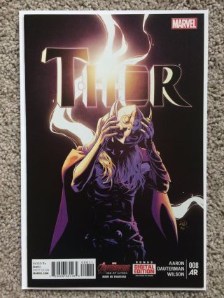 Thor 8 (2014) Nm Marvel Comics 2015 Jane Foster Revealed As Thor
