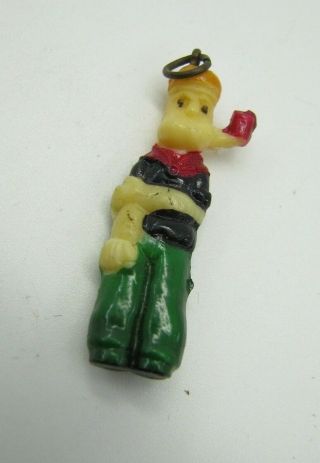 Popeye The Sailor Man Vintage Cracker Jack Bubble Gum Charm Toy Prize Celluloid
