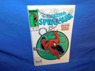 Spider - Man 301,  Vf,  Todd Mcfarlane Art,  Silver Sable