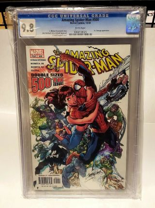 Spider - Man 500 Cgc 9.  8 (marvel Comics,  10/03) Dr.  Strange Appearance