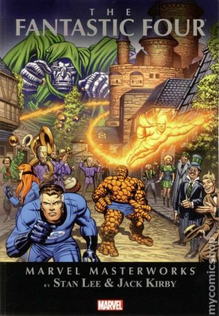 Marvel Masterworks Fantastic Four Tpb (marvel) 9 - 1st 2013 Vf Stock Image