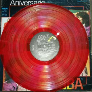 Abba Aniversario Los 10 Años De Very Rare El Salvador Dicesa Red Vinyl Lp Wax 81