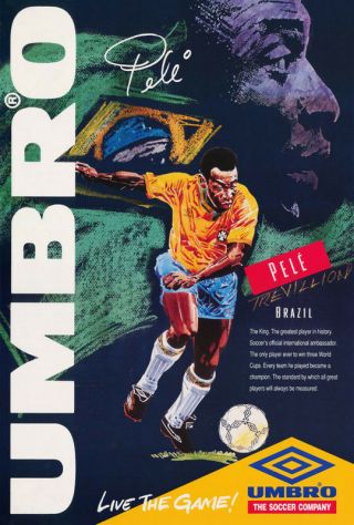 Poster : Soccer : Pele - Umbro - Live The Game Rap9 C
