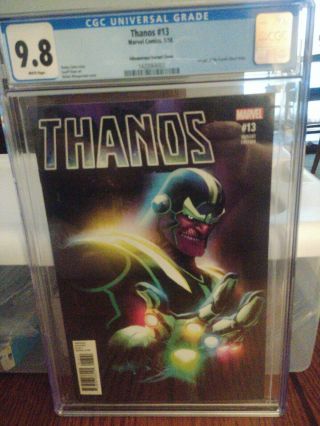 Thanos 13 Cgc 9.  8 Albuquerque 1:25 Variant - 1st Cosmic Ghost Rider