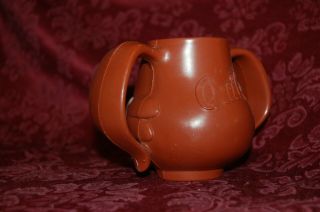 Vintage Nestle Quik Rabbit Mug,  2 - handle Cup Choc.  Milk Quick Bunny Character 3