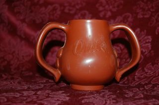Vintage Nestle Quik Rabbit Mug,  2 - handle Cup Choc.  Milk Quick Bunny Character 4