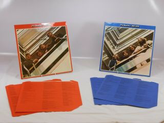 The Beatles - 1962 - 1966 Red Album,  The Beatles - 1967 - 1970 Blue Album Vinyl Lps