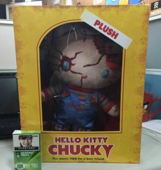Usj Halloween Hello Kitty X Chucky Special Edition Plush Doll 12 " W/t Box