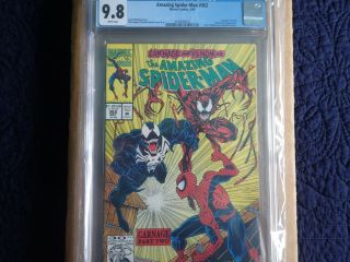 Spider - Man 362 (1992) 2nd Carnage Venom Cgc 9.  8 White Pages Nm/mt