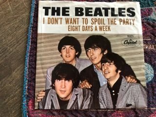 The Beatles - Eight Days A Week - 45 Rpm With Picture Sleeve - Capitol 5371