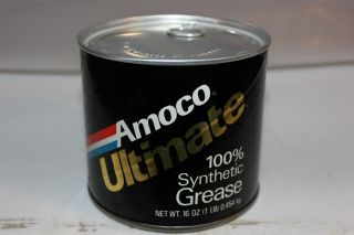 Vintage Amoco Ultimate Synthetic Grease Tub 16oz.
