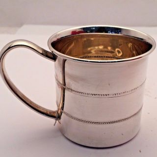 Baby Cup Sterling Silver By Lunt Silversmiths Usa