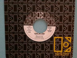 The Doors (jim Morrison) Light My Fire [vinyl 45] Rare Promo Official Release