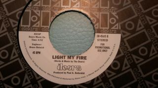 The Doors (Jim Morrison) Light My Fire [Vinyl 45] Rare Promo Official Release 6