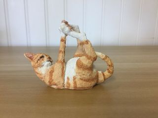 Country Artists Bnib Orange Mini Tabby Cat Figurine Tinkerbelle Ca04842