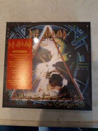 Def Leppard - The Hysteria Singles - Vinyl (limited 10x7 " Box,  Booklet)