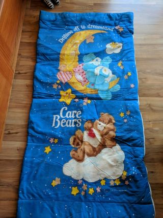 Vintage Care Bears Kids Sleeping Bag