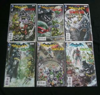 Batman Teenage Mutant Ninja Turtles 1 2 3 4 5 6 Complete 1st Print Tmnt