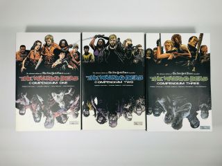 Complete Set The Walking Dead Compendium Books Vol 1 2 3 One Two Three Image