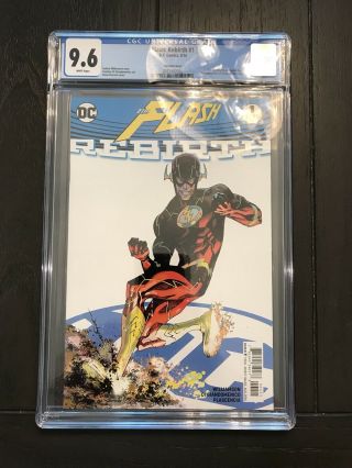 Dc Flash: Rebirth 1 Variant 1st Appearance August Heart Godspeed Cgc 9.  6 Nm