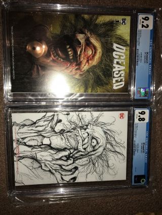 Dceased 1 John Giang Variant Covers Cgc 9.  8 And 9.  2