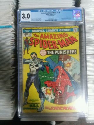 The Spider - Man 129 (1st Punisher) & Prince Namor The Sub - Mariner 1