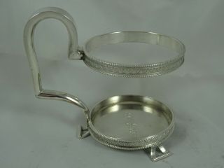 Russian Silver Lemon Tea Glass Holder,  C1900,  131gm