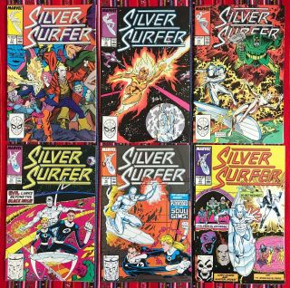6 Silver Surfer 11,  12,  13,  15,  16,  17 1988 Marvel Comics Mint/nm Soul Stones