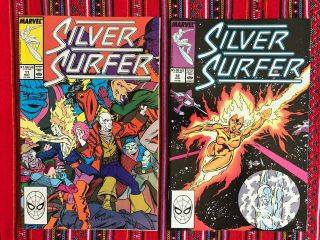 6 Silver Surfer 11,  12,  13,  15,  16,  17 1988 Marvel Comics MINT/NM Soul Stones 2