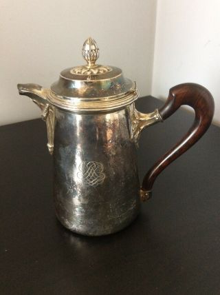 Antique Silver Coffee Pot / Jug - Altenloh 950 Silver Belgium