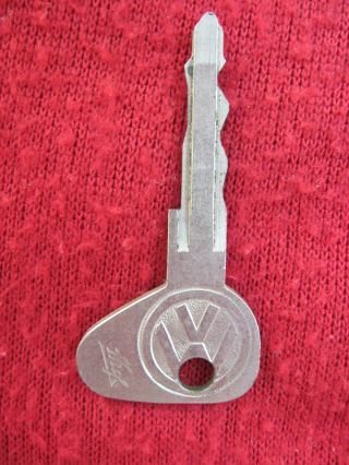 Vtg Vw Volkswagen Car Key Die Cut Out Bug Ghia Bus Aircooled Ignition Huf