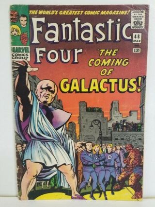 Fantastic Four 48 1966 1st Series First Silver Surfer & Galactus Silver Age