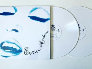 Madonna Erotica 12” White Vinyl Lp - Rare Collector Item