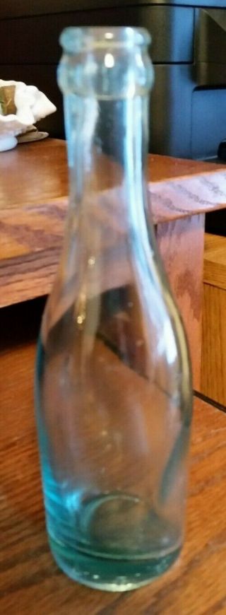 Antique Aqua Glass Beer Bottle - A.  B.  G.  M.  Co.
