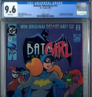 Primo: Batman Adventures 12 Nm,  9.  6 Cgc 1st Harley Quinn Dc Comics